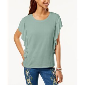 One Hart Juniors Side Ruffle Top